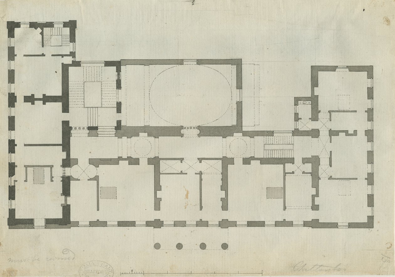 Chillington Hall, nd [1789] - John Soane
