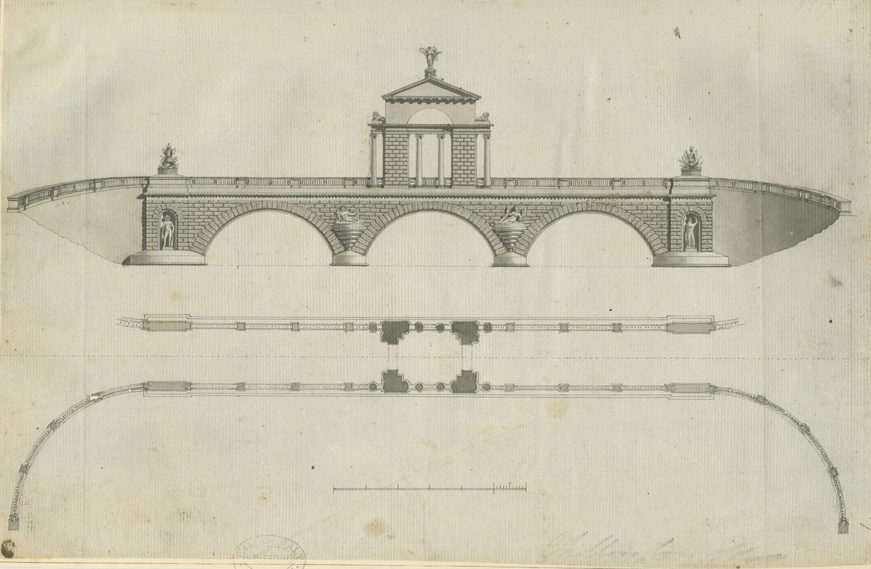 Chillington Park - Pont proposé, nd [1789] - John Soane