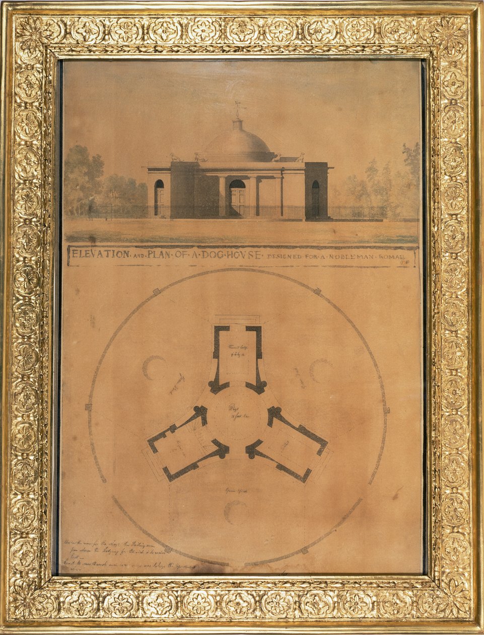 Élévation et plan d