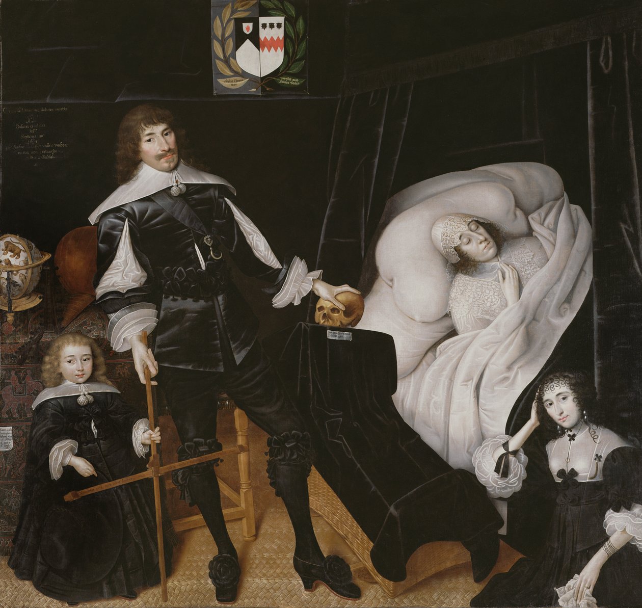 Sir Thomas Aston au chevet de sa femme - John Souch