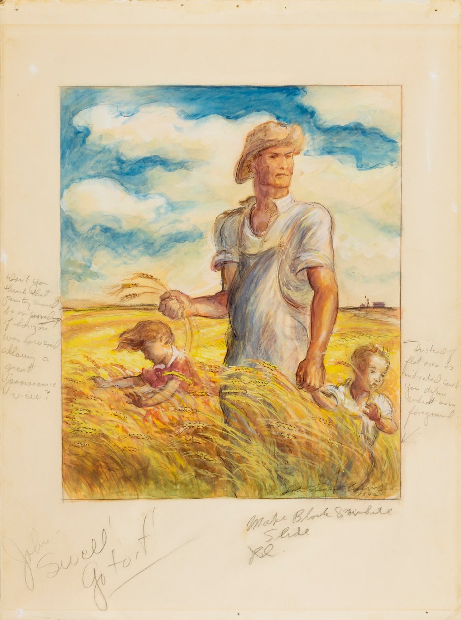 Notre bonne terre - John Steuart Curry