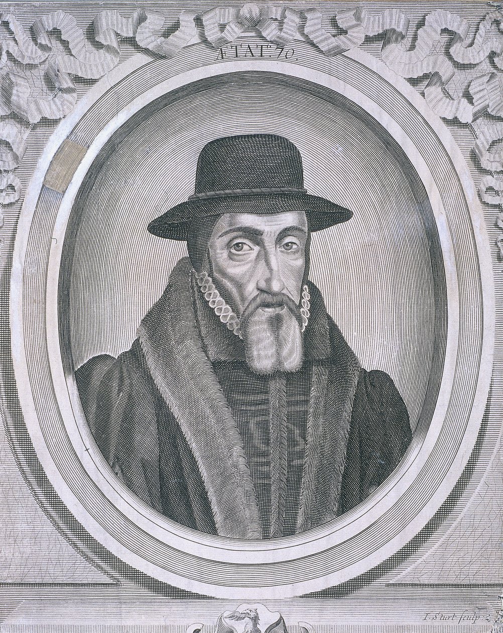Portrait ovale de John Foxe - John Sturt