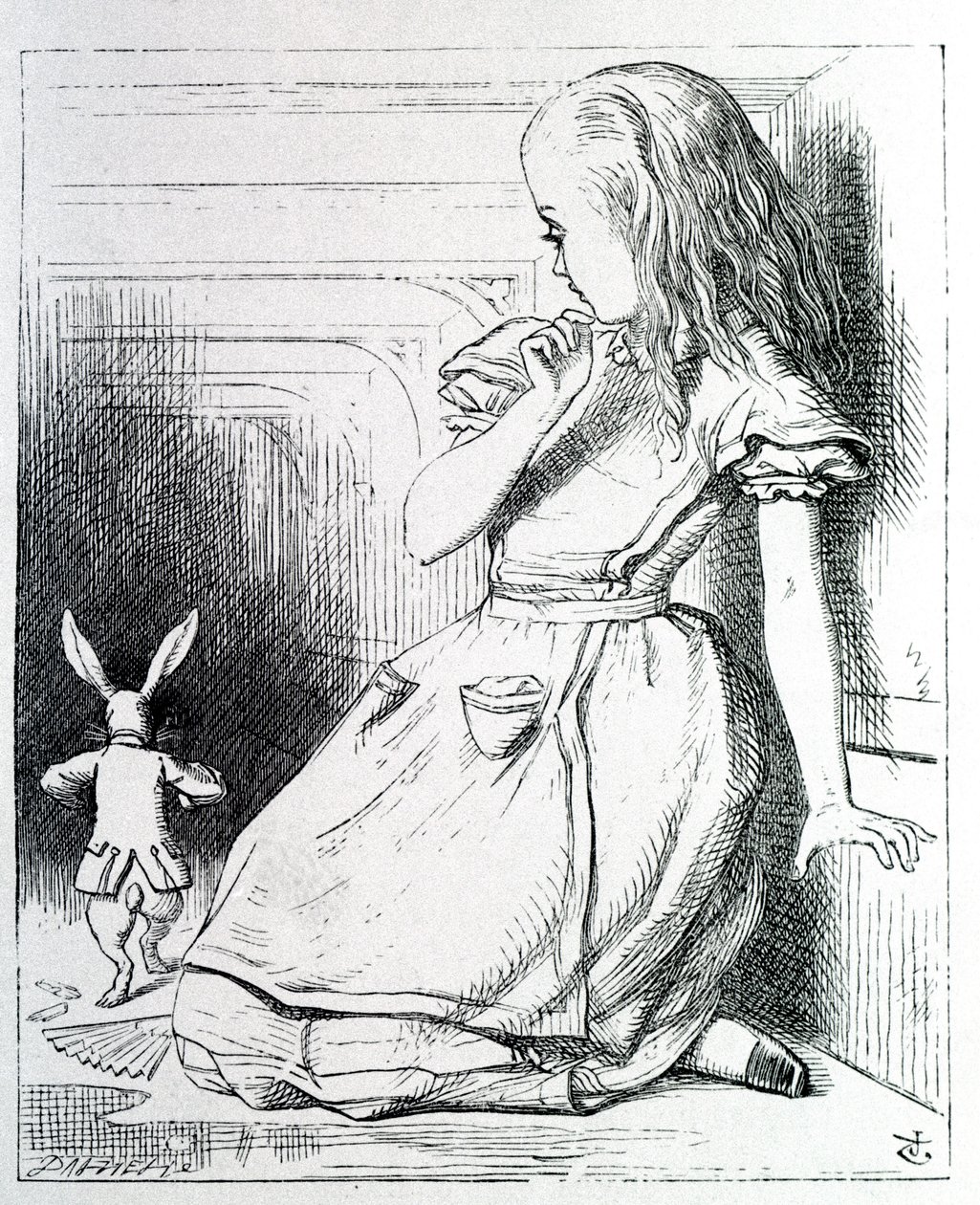 Alice et le lapin - dans "Les aventures d