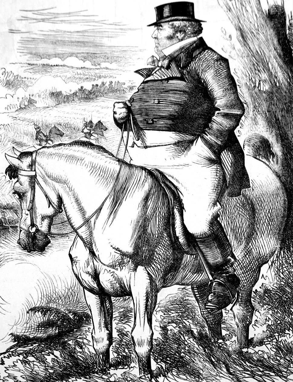 John Bull regardant les manœuvres d