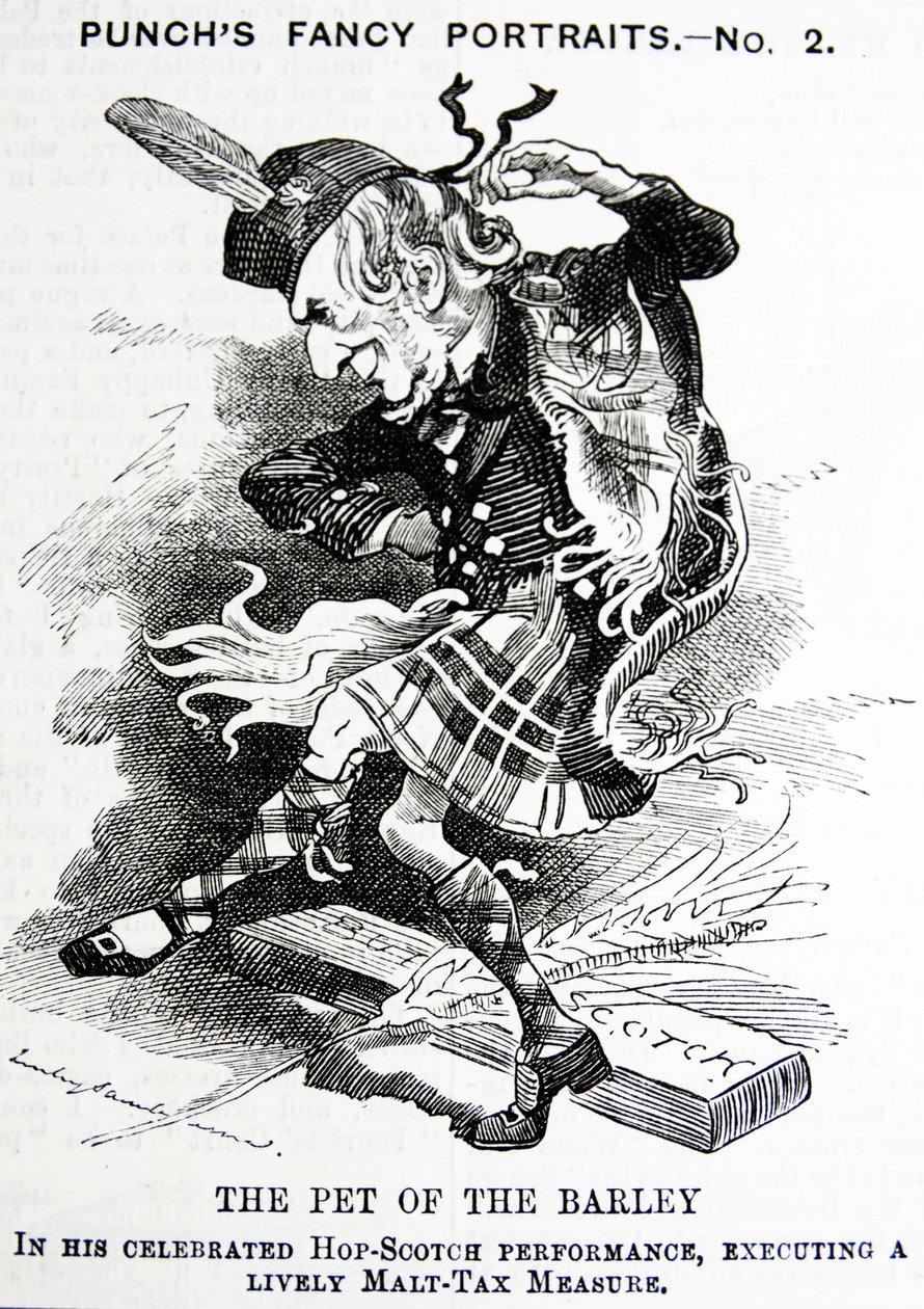 Satire politique représentant William Ewart Gladstone - John Tenniel