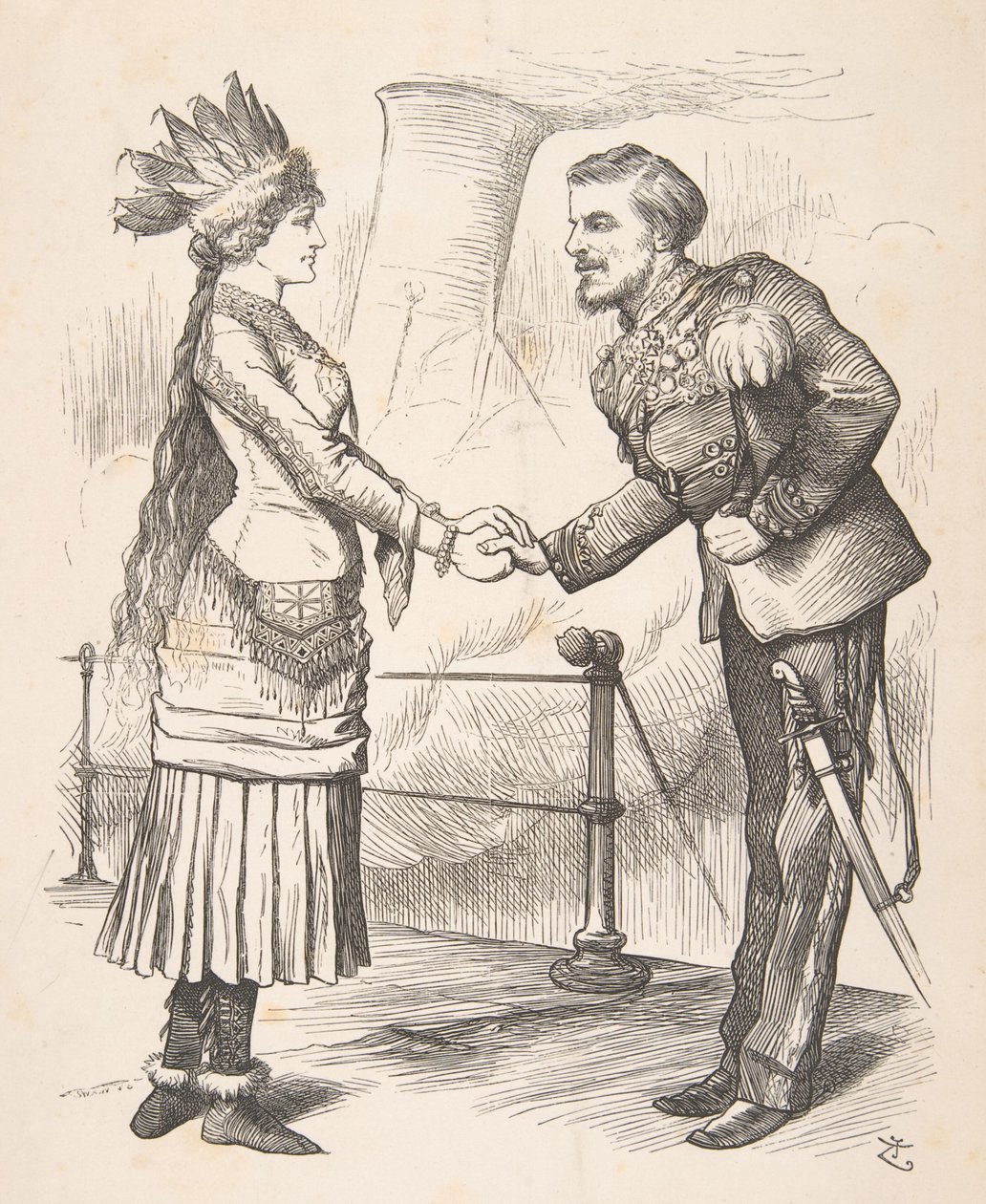 Les meilleurs amis doivent se séparer, Punch, 28 septembre 1878 - John Tenniel