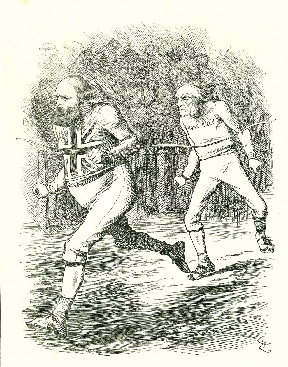 La Fin : Élections générales de 1886. Gladstone (libéral) s