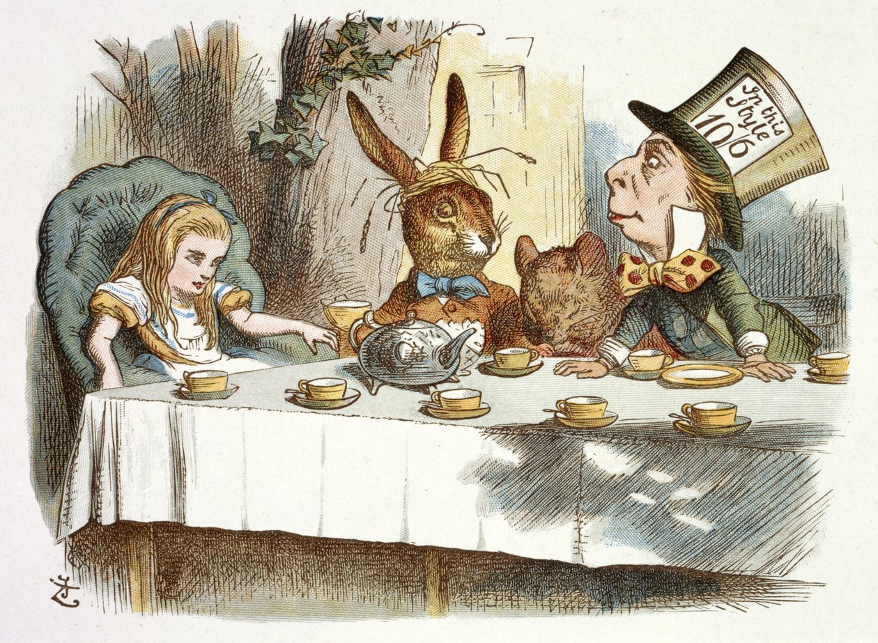 Le thé chez le Chapelier fou - John Tenniel