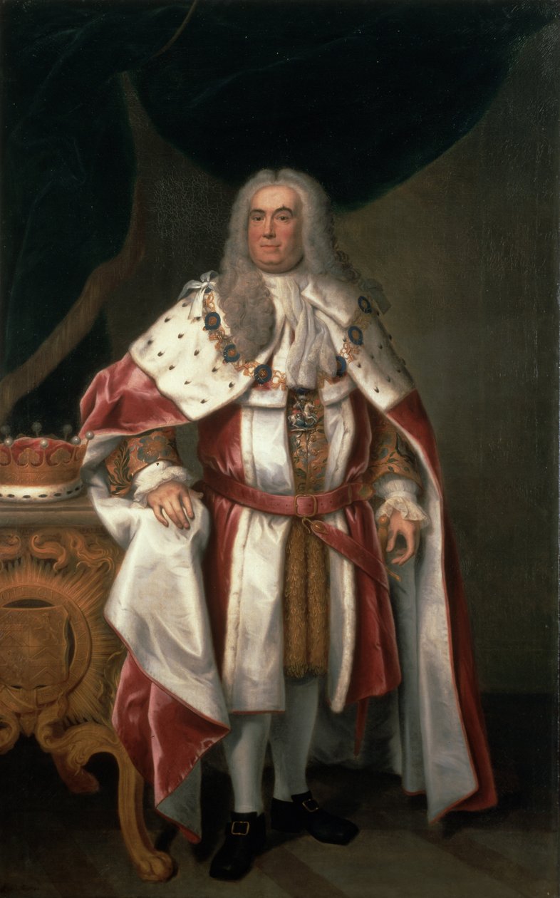 Portrait de Sir Robert Walpole (1676-1745) Comte d