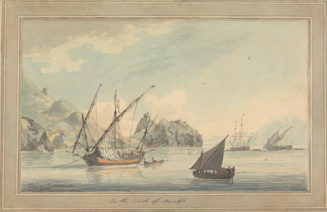 Navires au large de la côte d