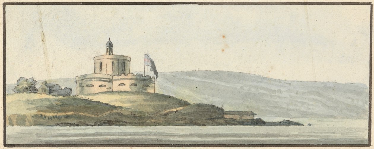 Château de St. Maws, Falmouth, Est Sud-Est - John Thomas Serres