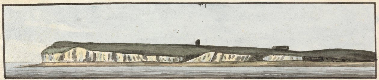 Le North Foreland (un des trois dessins sur un montage) - John Thomas Serres