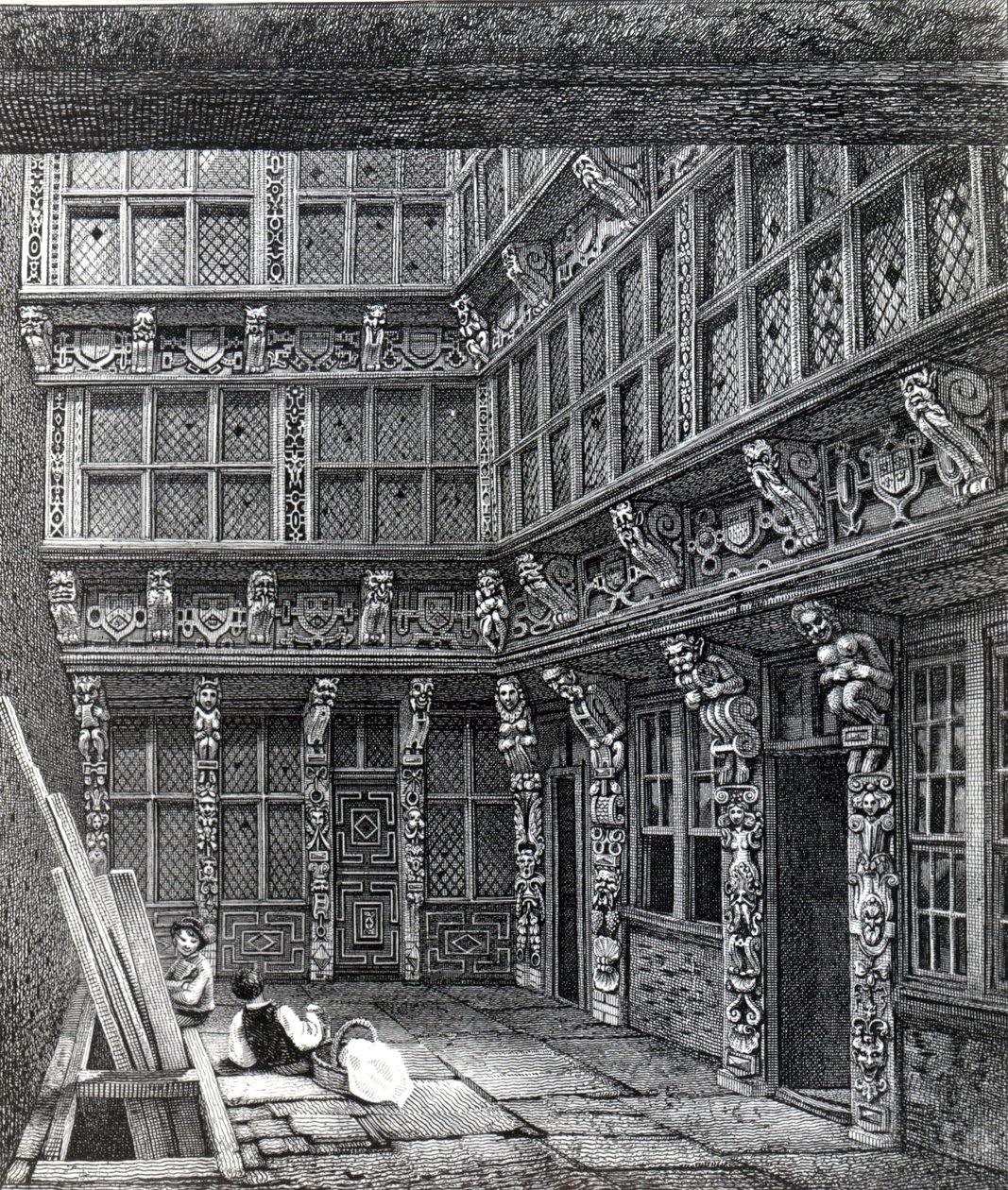 Un magnifique manoir récemment situé dans Hart Street, Crutched Friars, publié dans 