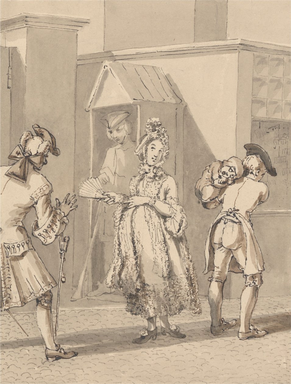 Hogarth portant l