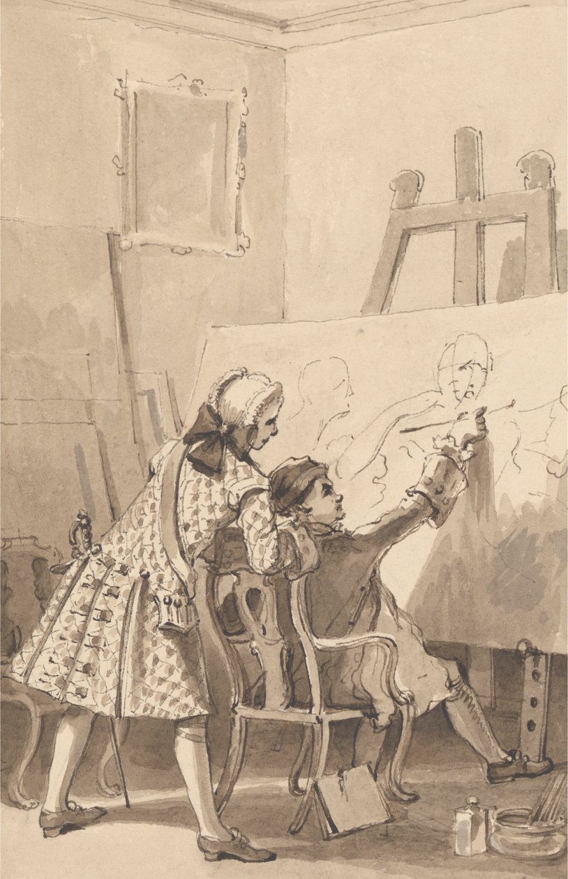 Hogarth peignant 