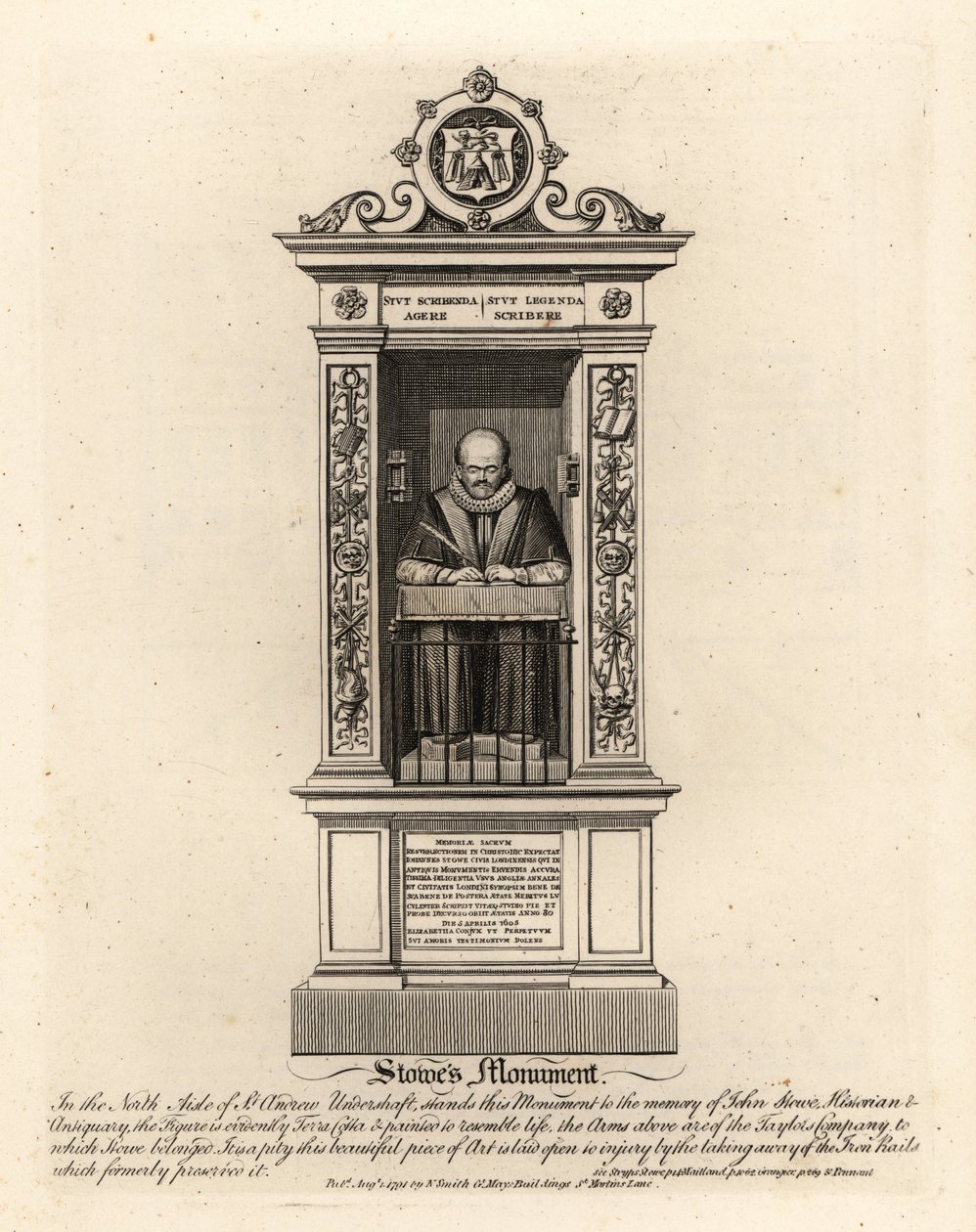 John Stowe, historien et antiquaire - John Thomas Smith