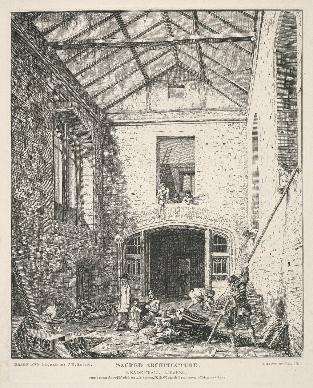 Chapelle de Leadenhall - John Thomas Smith