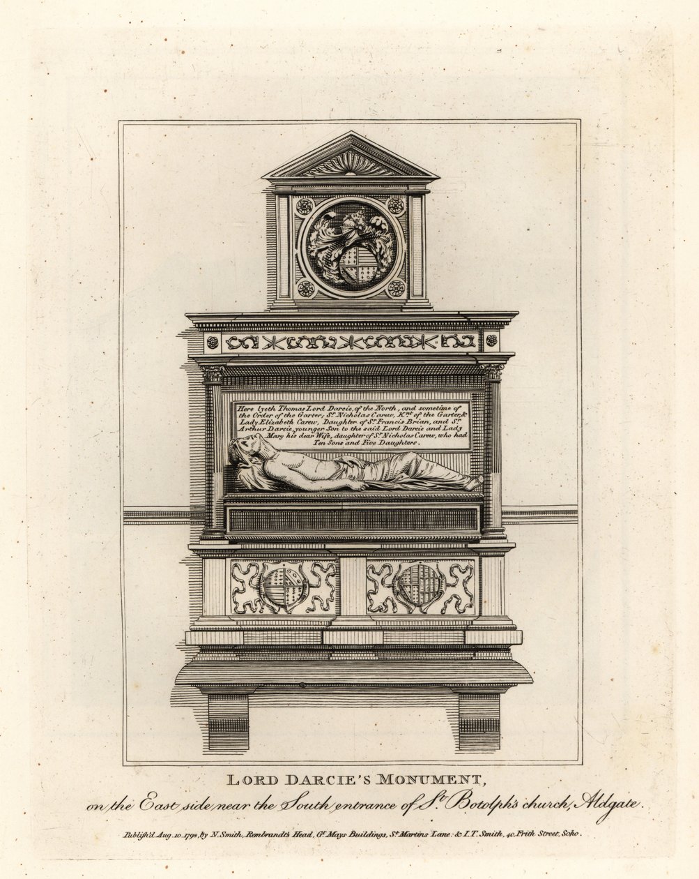 Monument de Lord Darcie dans l
