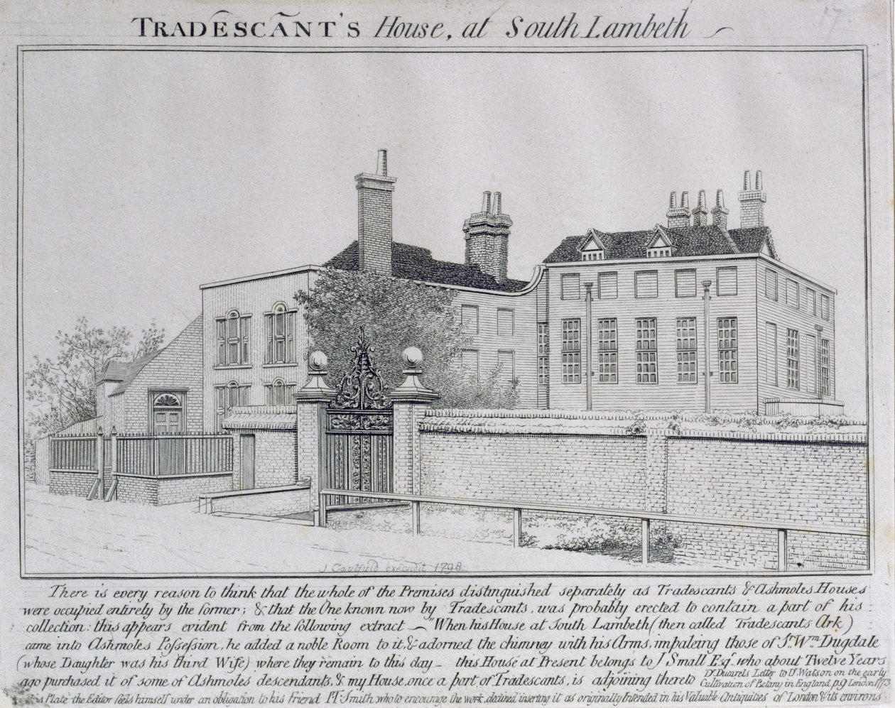 Vue de Turret House, Lambeth, 1798 - John Thomas Smith
