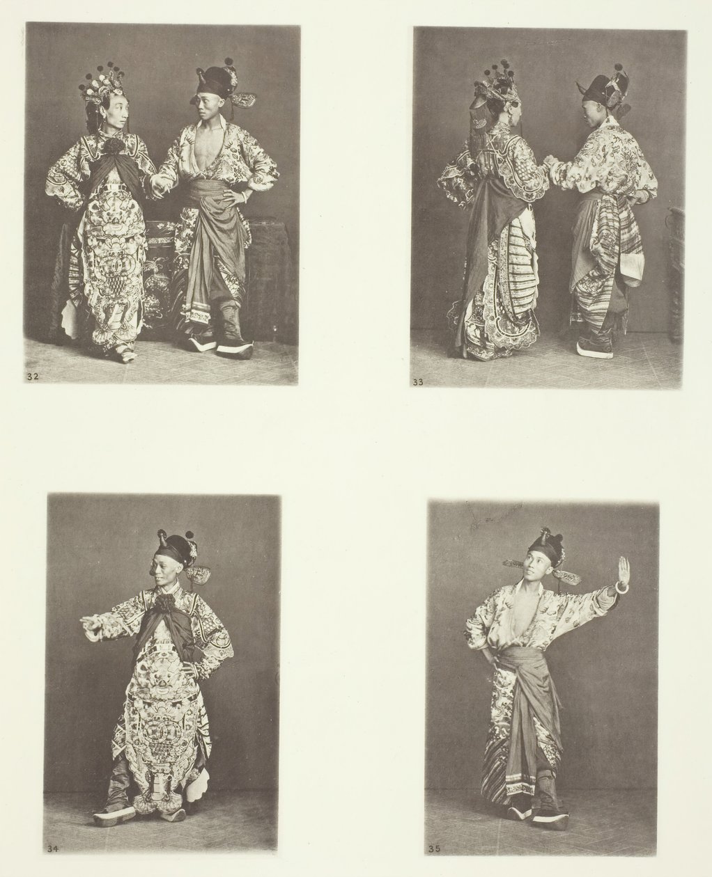 Acteurs, Costume de Mariage Ancien, Costumes Anciens - John Thomson