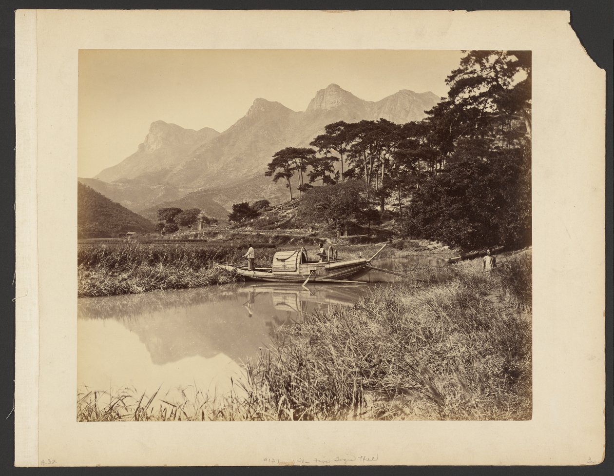Personnages sur un sampan - John Thomson