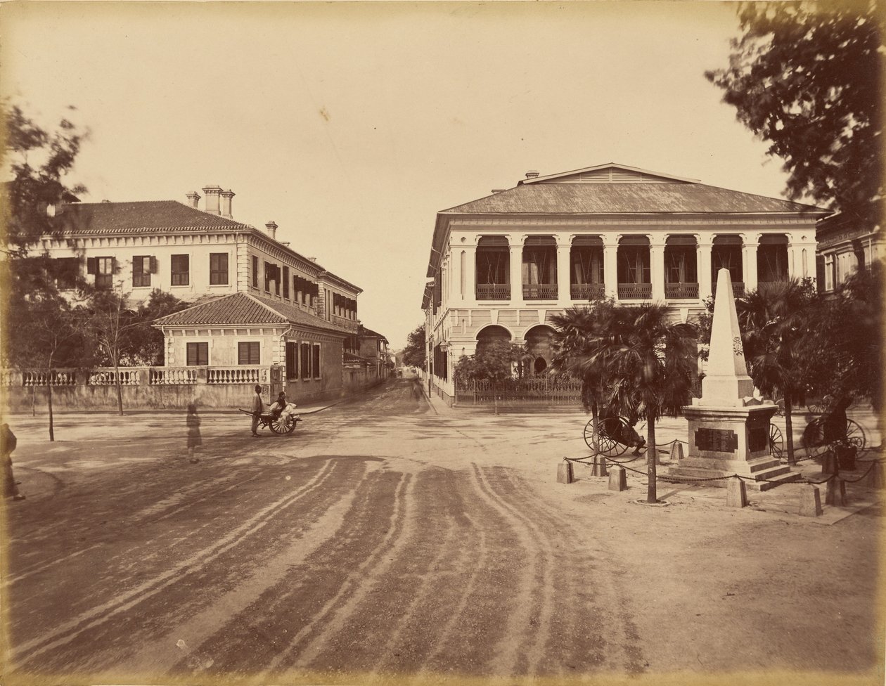 Bâtiment de Siemssen and Co. et monument de l