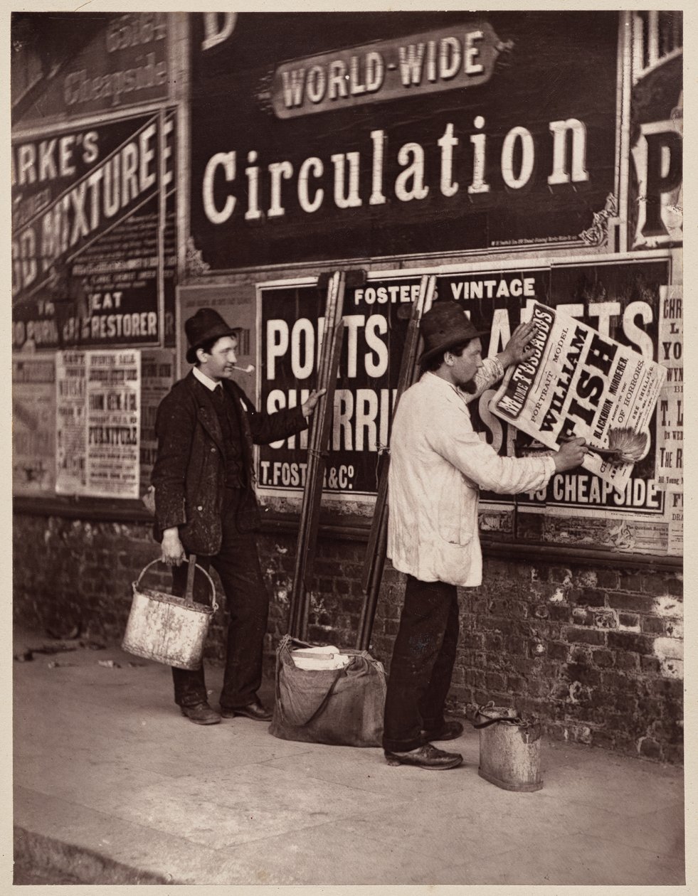 Publicité de rue - John Thomson