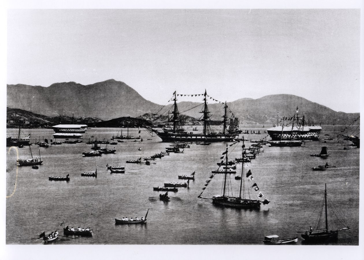 Vue du port, Hong Kong, de 