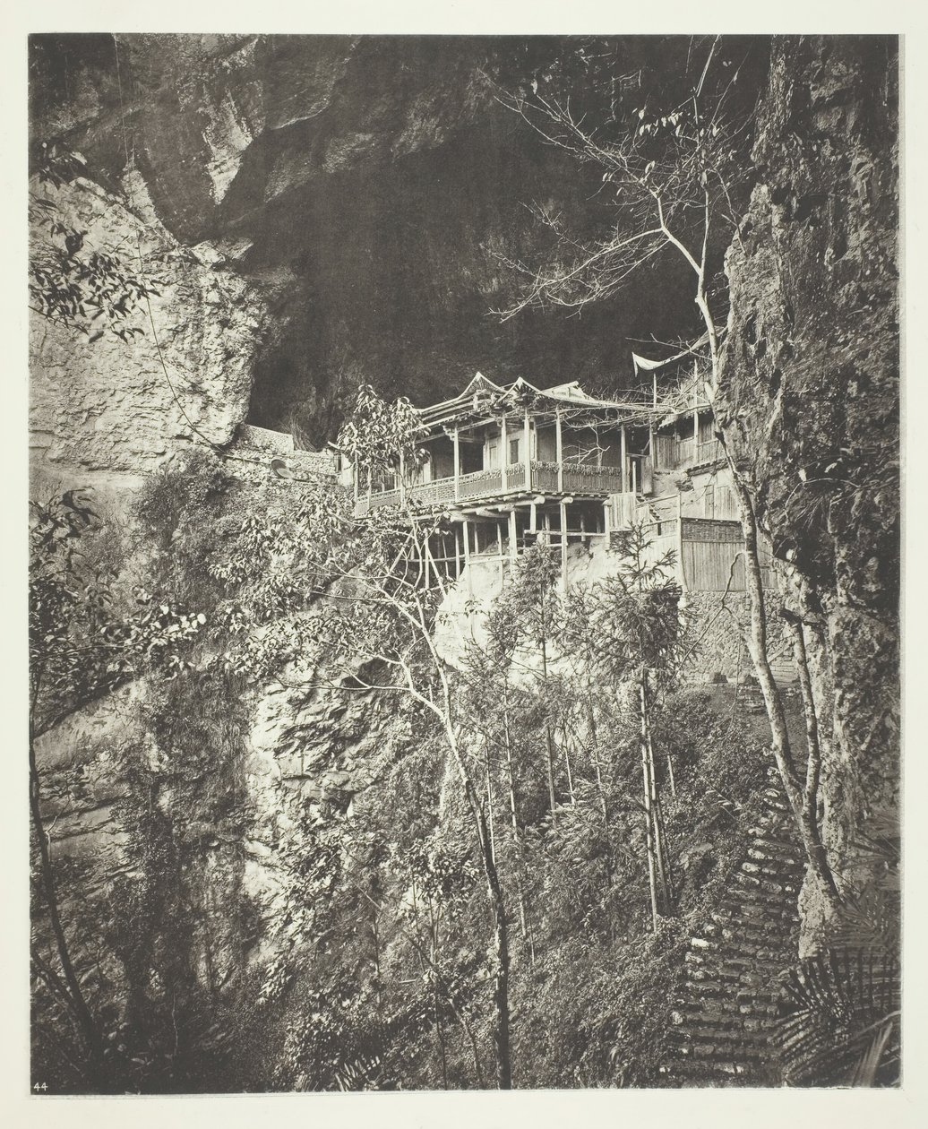 Monastère de Yuenfu, vers 1868 - John Thomson