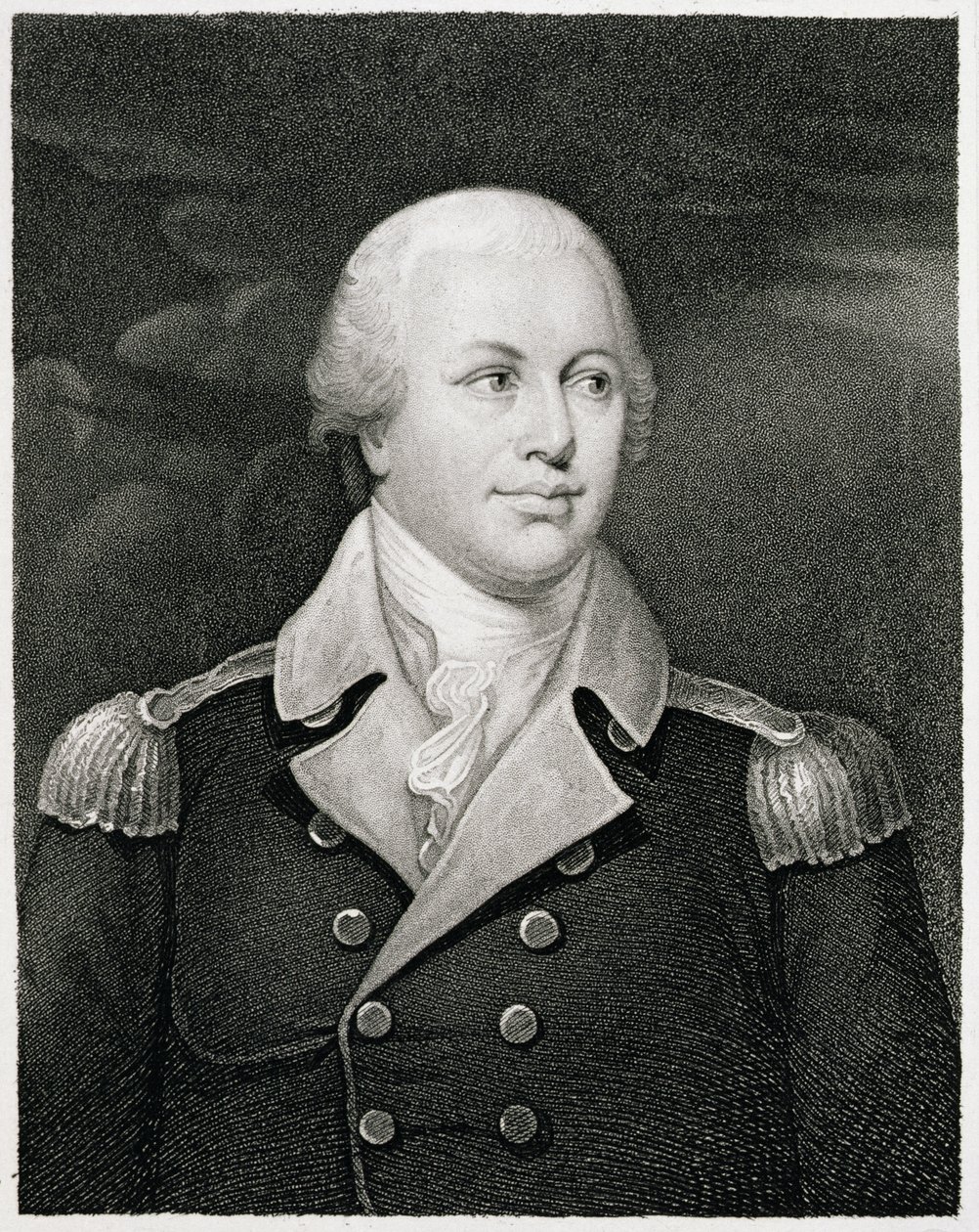 Major General Nathaniel Greene (1742-86), gravé par John B. Forrest - John Trumbull