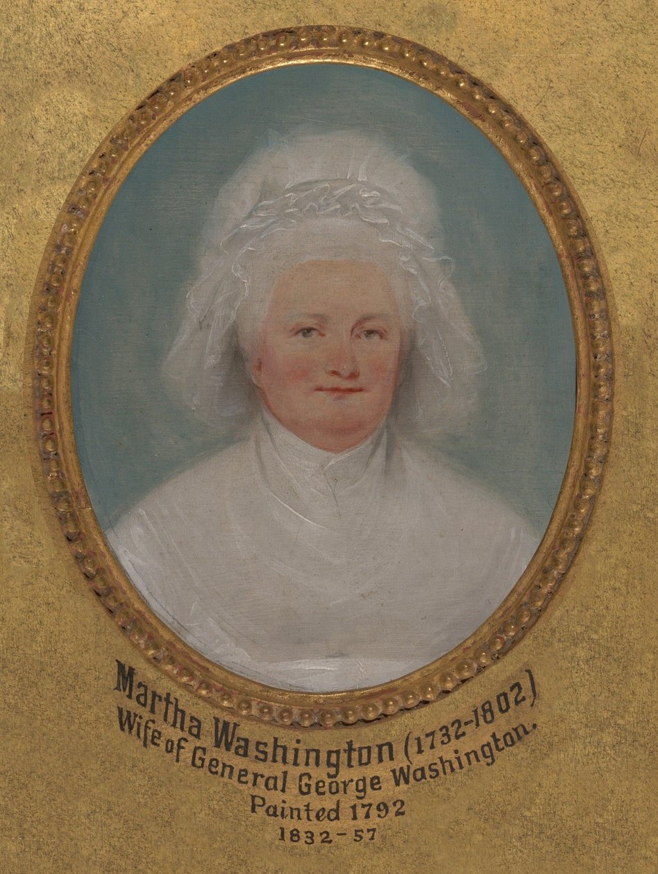 Martha Washington (geb. Martha Dandridge, ehemals Martha Parke Custis, 1731–1802) - John Trumbull