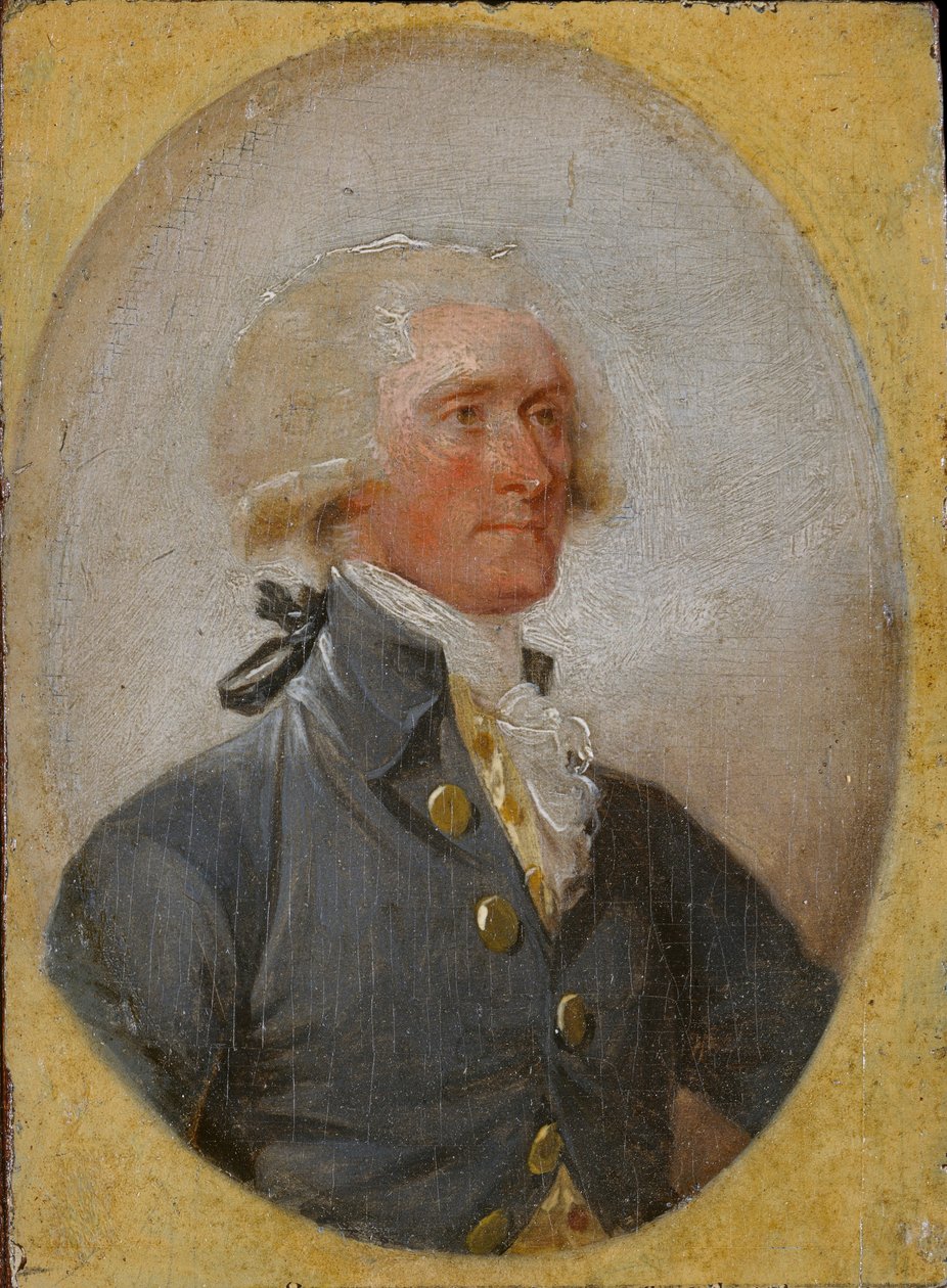 Portrait miniature de Thomas Jefferson à 33 ans - John Trumbull