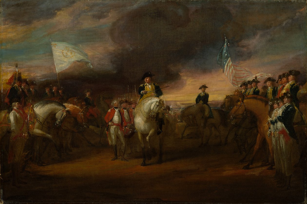 Étude pour "La reddition de Lord Cornwallis à Yorktown", vers 1787-91 - John Trumbull