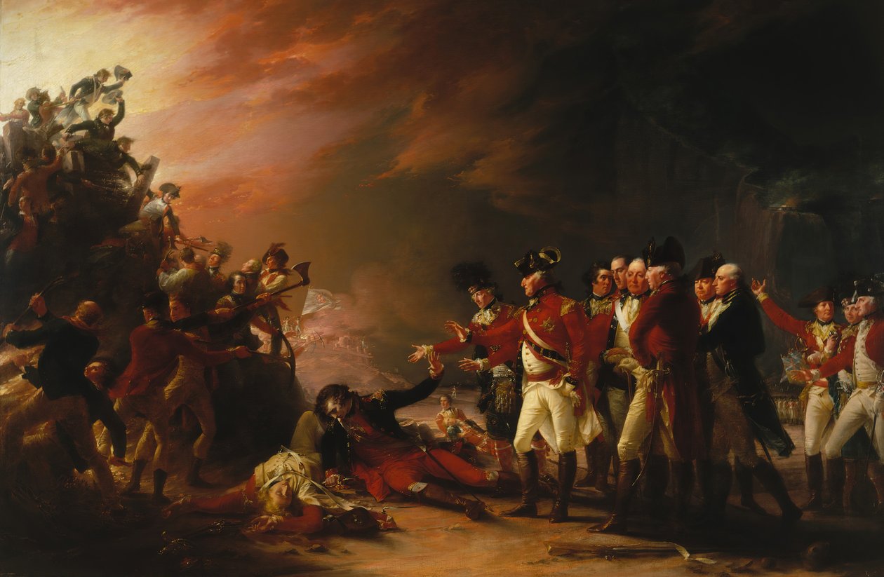 La sortie de la garnison de Gibraltar - John Trumbull