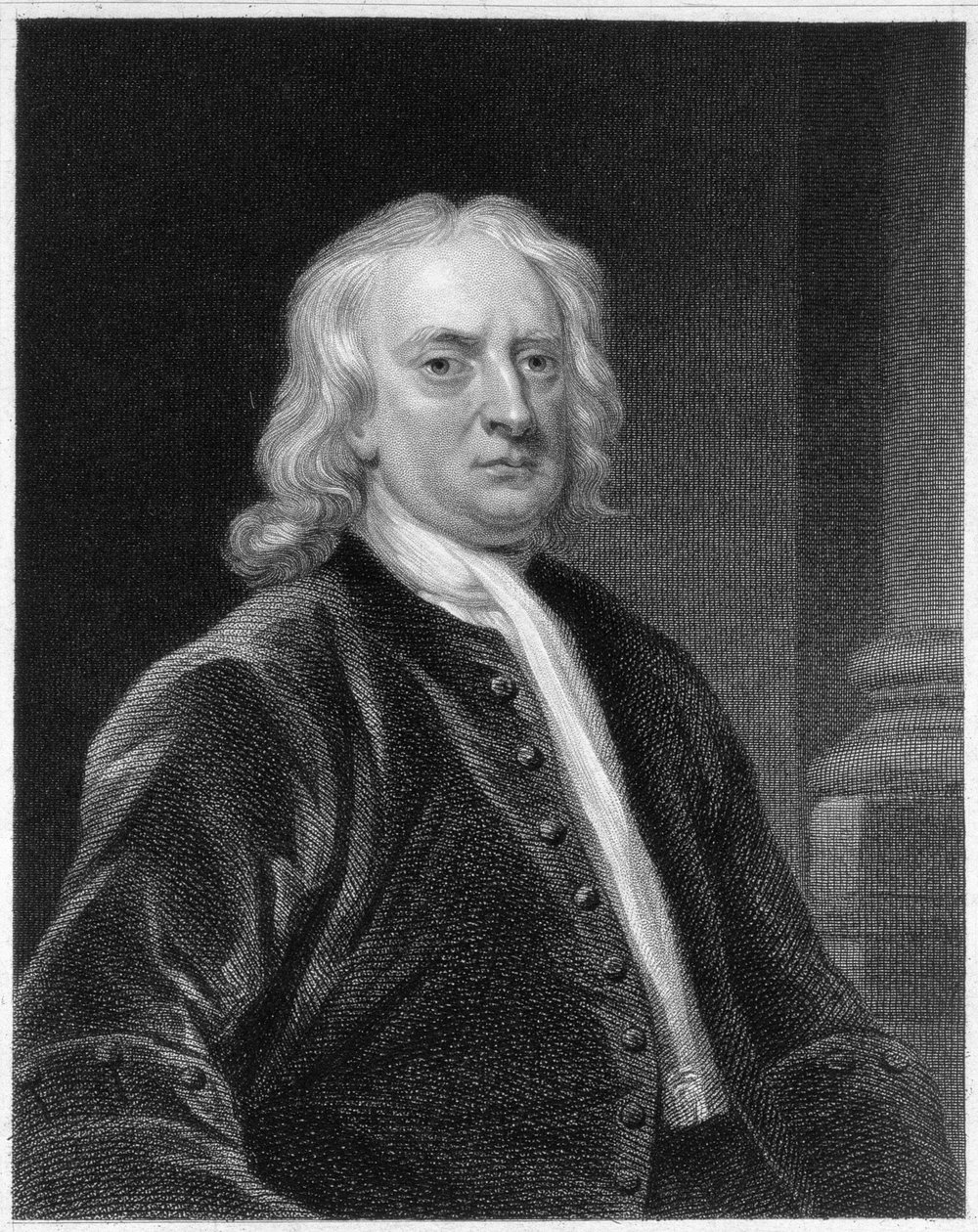 Portrait de Sir Isaac Newton (1642-1727) - John Vanderbank