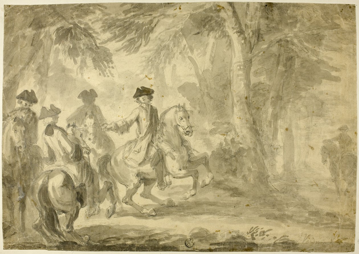Les coureurs dans le parc - John Vanderbank