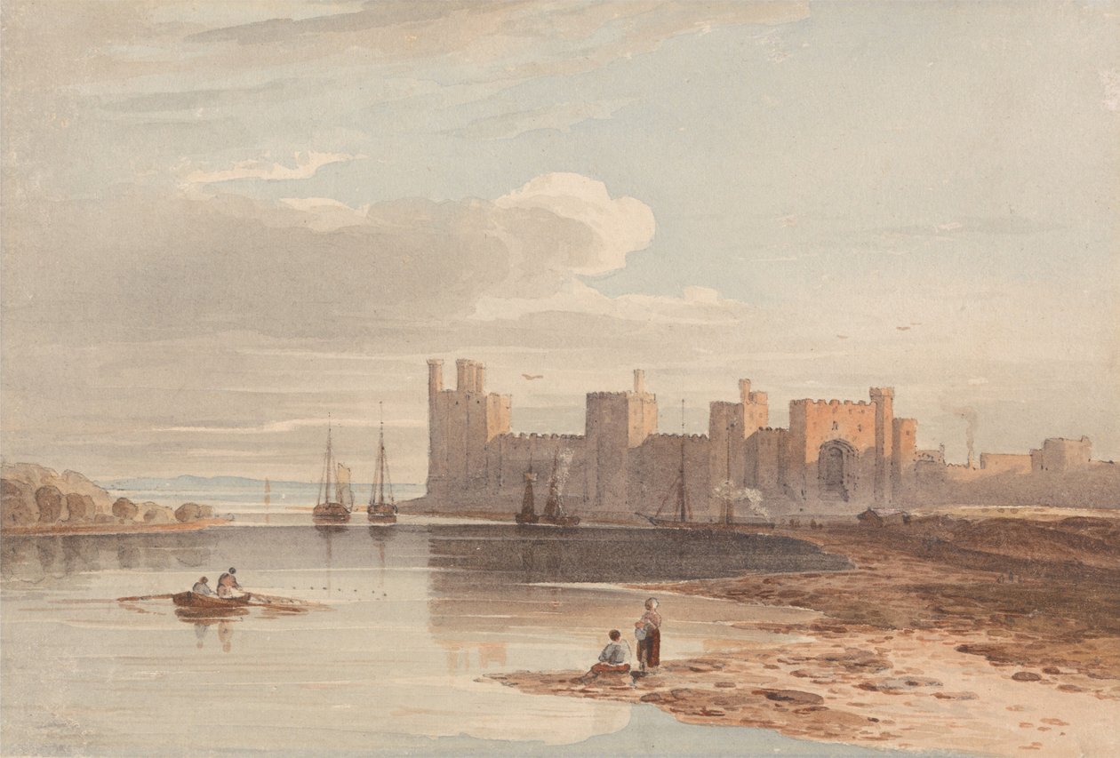 Le château de Carnarvon - John Varley