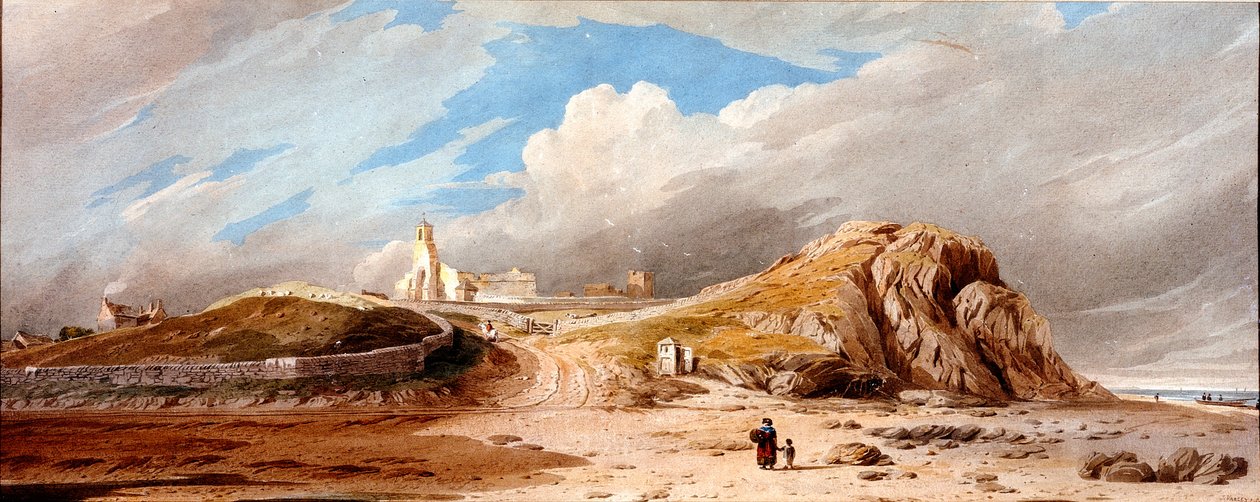 Île Sainte (aquarelle sur papier) - John Varley