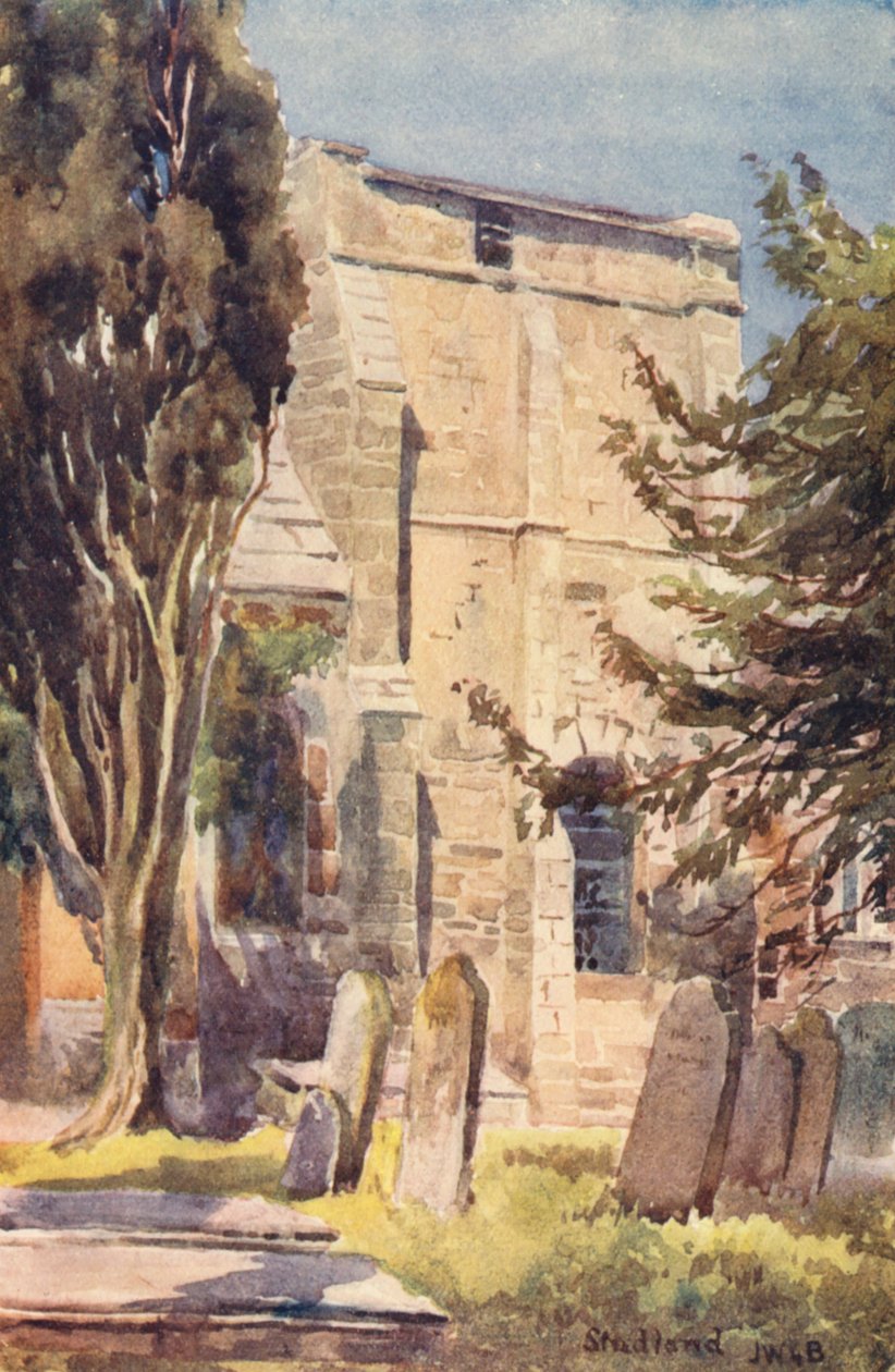 Studland (lithographie couleur) - John W.G. Bond