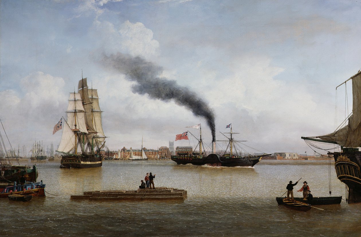 S.S. Forfarshire quittant Hull pour son dernier voyage - John Ward