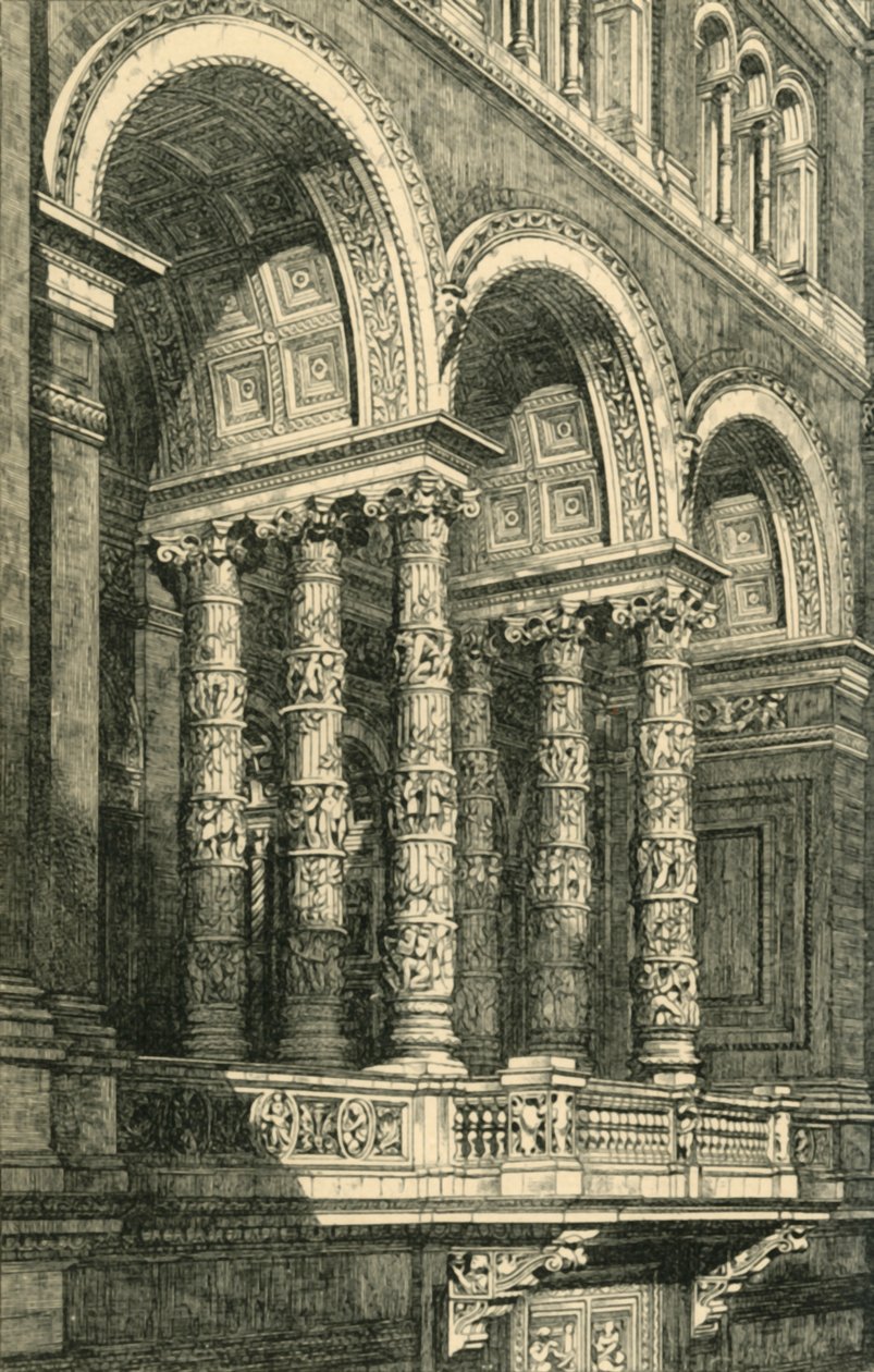 Recoin central dans le quadrilatère principal, vers 1860s, 1881 - John Watkins