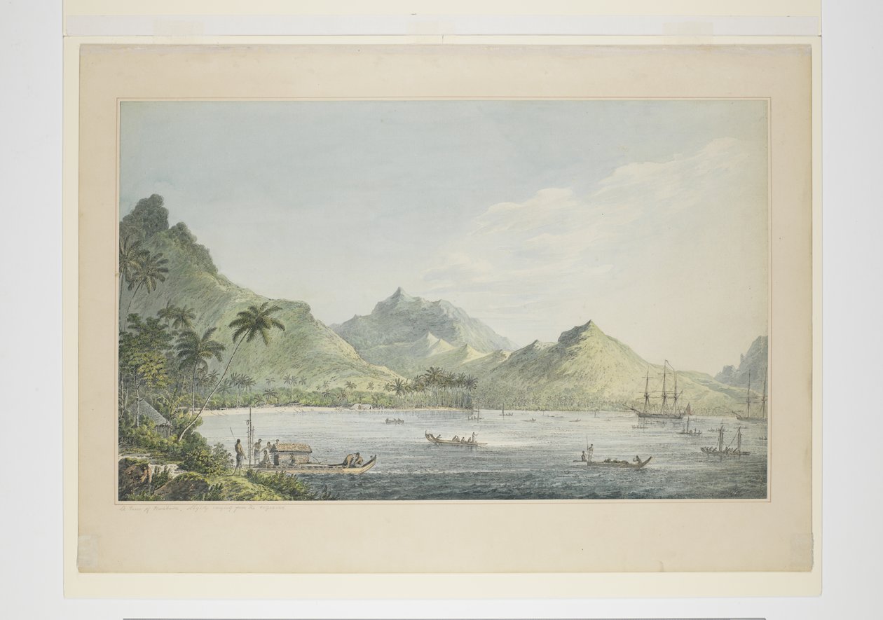 16 : Vue de Huaheine, d