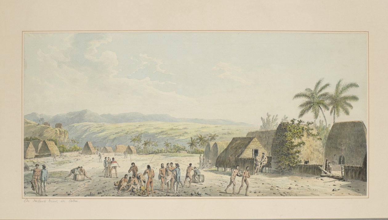 19 : Une vue intérieure, sur Atooi, d