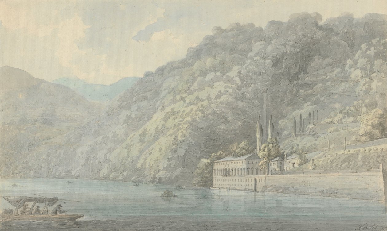 Villa de Pline, appartenant au marquis Canarizi près de Côme - John Webber