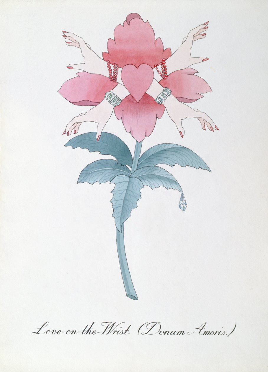 Amour-sur-le-poignet (Donum Amoris.), illustration de 