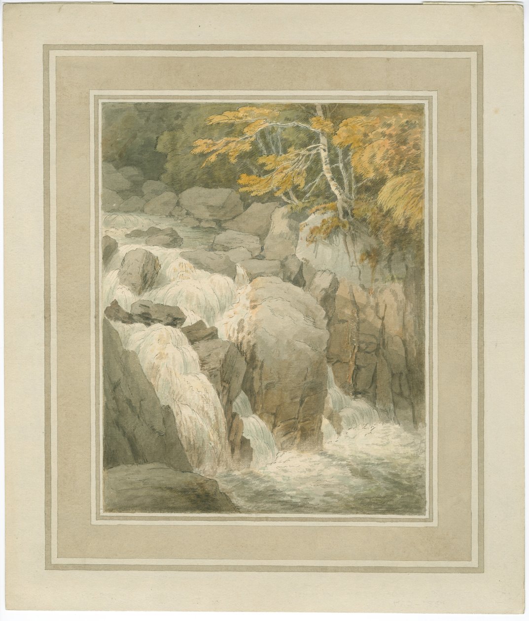 Chute de la Braan depuis l