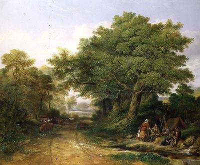 Vie au bord de la route - John William Brown