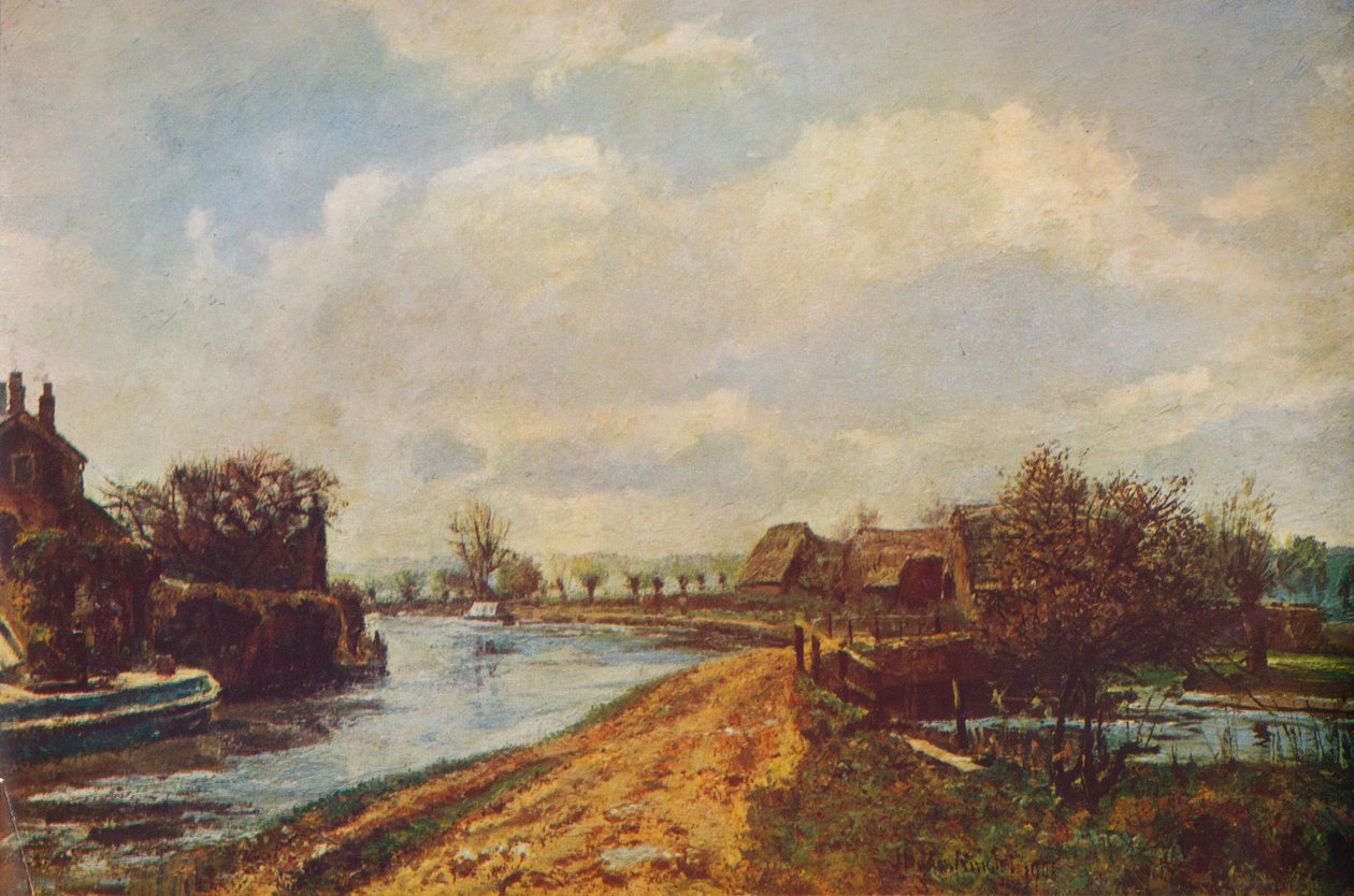 Le Canal à Rickmansworth, 1908 1935 - John William Buxton Knight