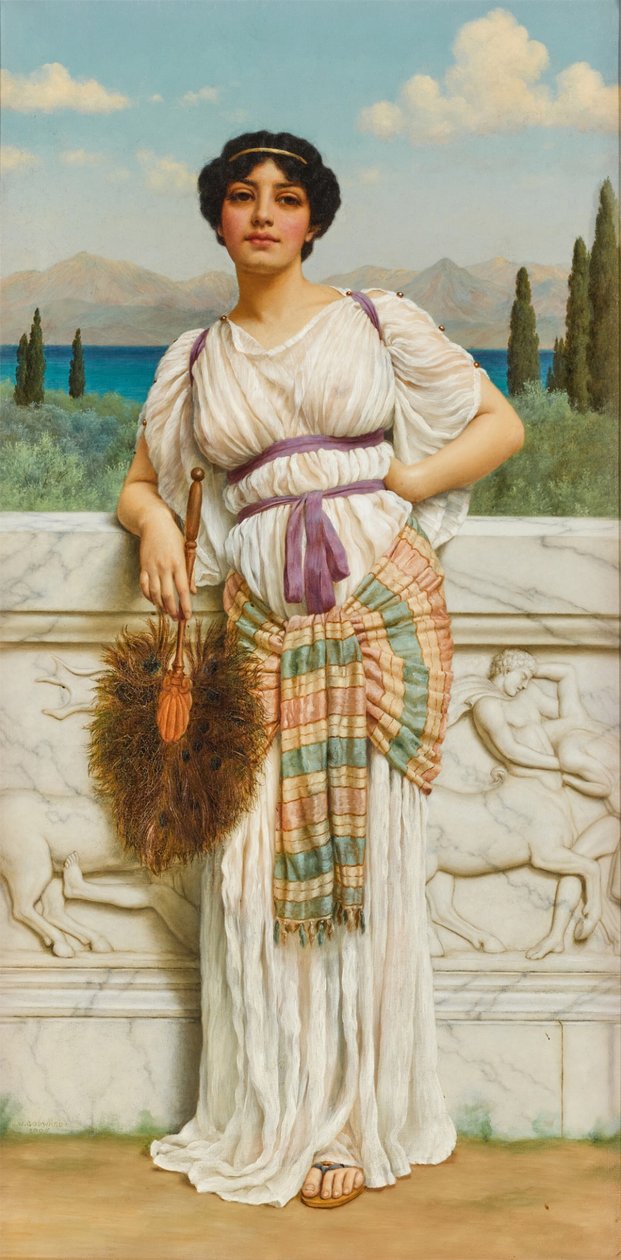 Une beauté grecque - John William Godward