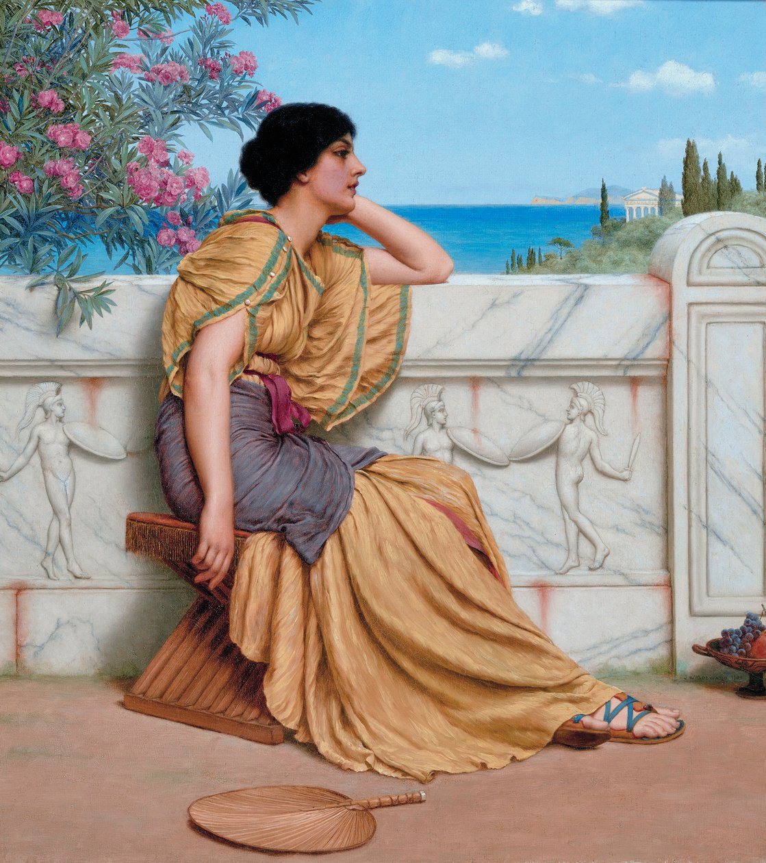 Les heures de loisir, par John William Godward - John William Godward